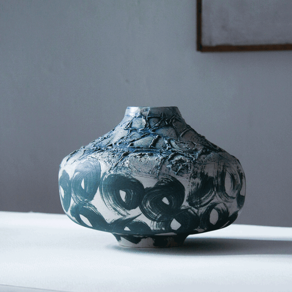 Blue vase. no 015 - Image 5