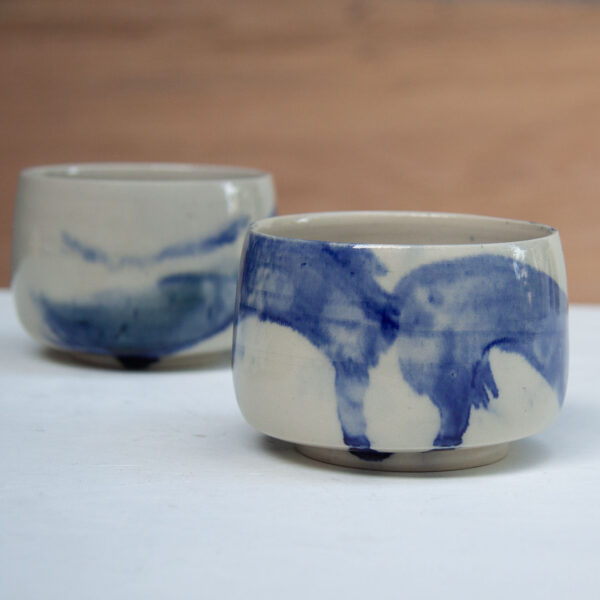 cobalt tea cups - Image 3